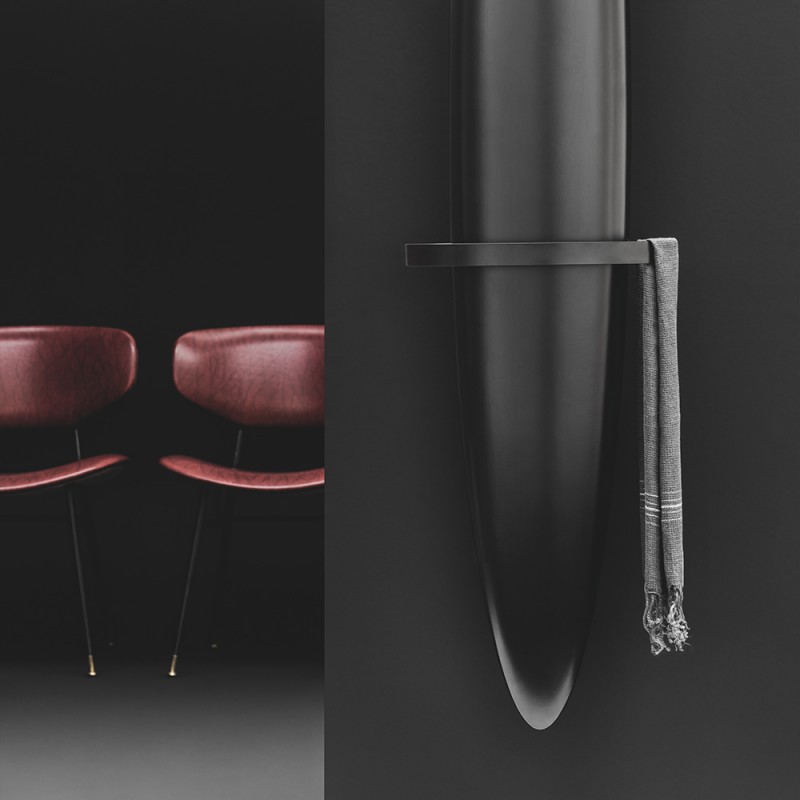 Viva Made Blade Termoarredo Bagno a Parete Acciaio
