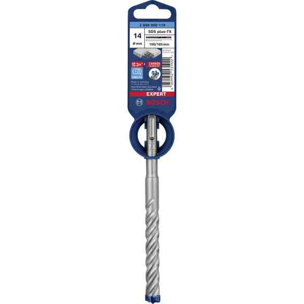 Bosch Expert SDS Plus-7X punta muro 14x100x165 mm