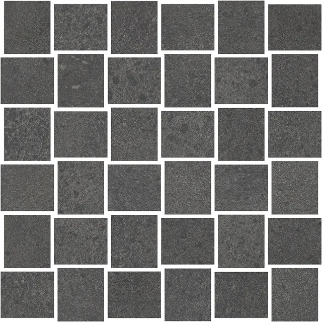 Recer Grand Stone 30x30 mosaico nero 4,4x5
