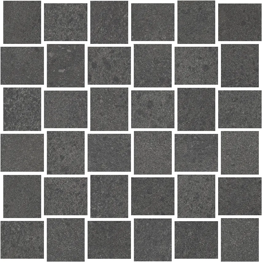 Recer Grand Stone 30x30 mosaico nero 4,4x5