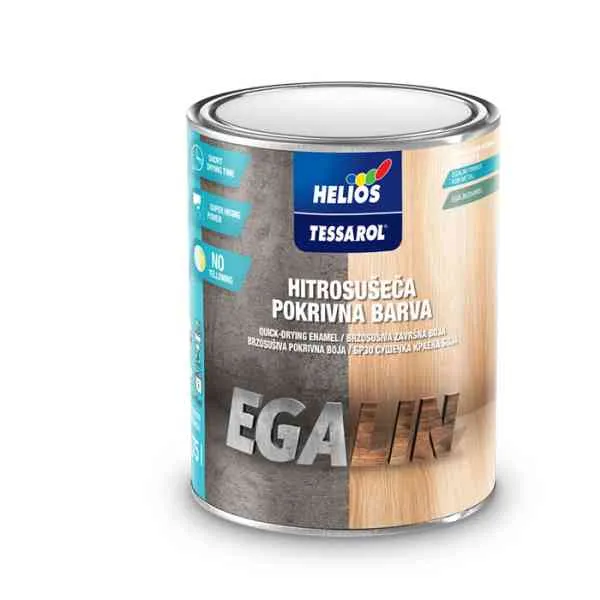 Helios Tessarol Egalin smalto verde RAL 6002 0,75 L coprente