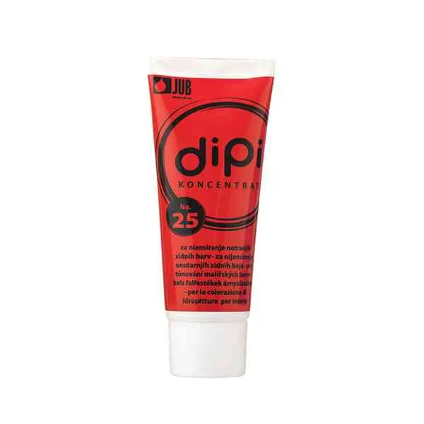 Jub Dipi colorante concentrato 100 ml rosso 25 murale