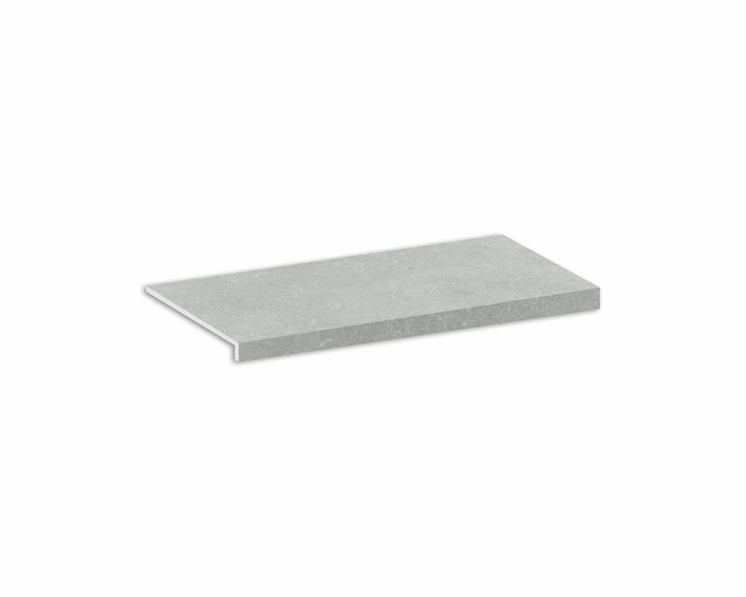 Roca Tiles Gradino Gris in gres effetto pietra vulcanica