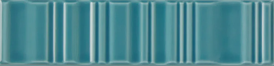 Recer Cromina 3D Glide Teal piastrella 7,5x30 lucida