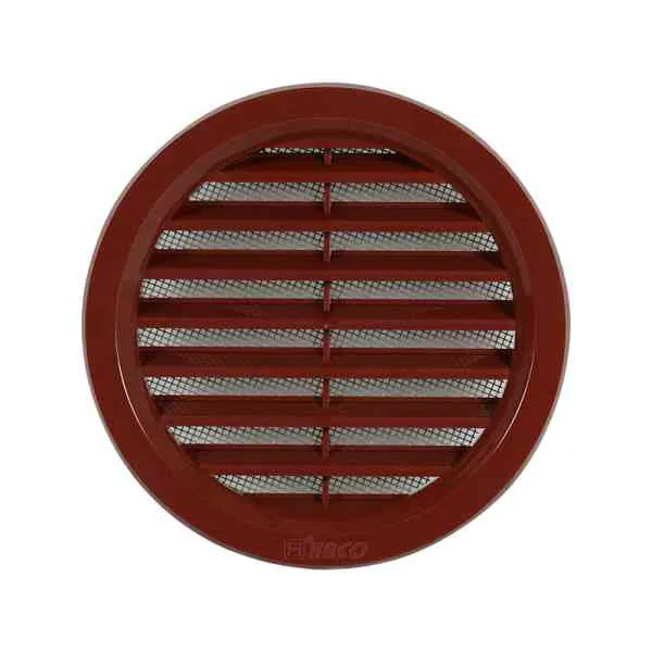 Haco VM 100 H griglia aerazione 100 mm marrone rete