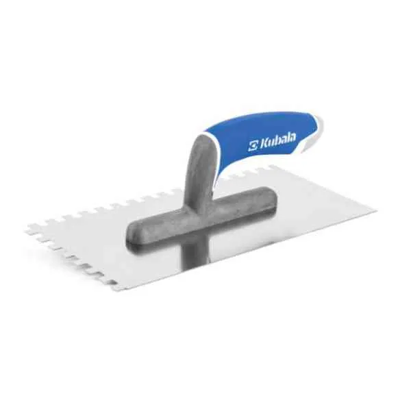 Kubala frattazzo dentato inox 270x130 mm dente 12x12