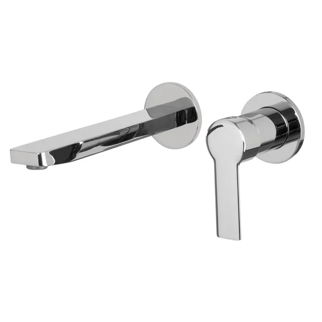 Viva Made Mast Mix F3141WLX8CR Rubinetto Lavabo a Muro Cromo 20 cm