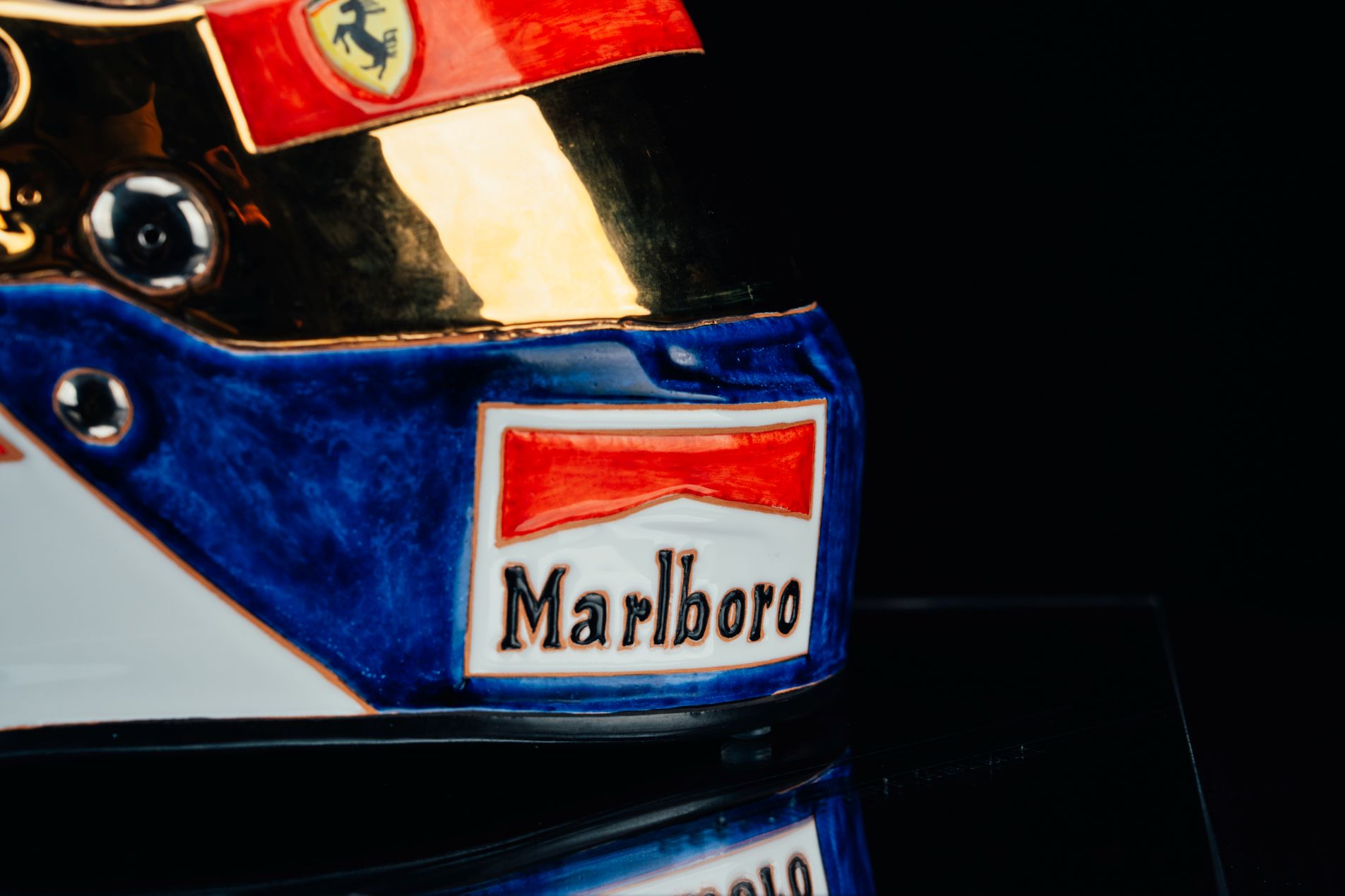 Cerasarda Art Helmets Helm APR casco ceramica Alain Prost pezzo unico