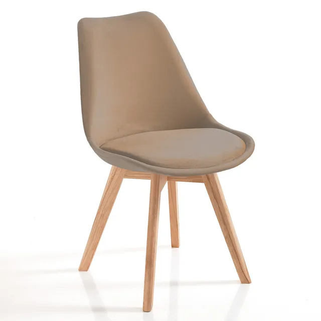 Viva Made Kiki Soft Light Brown Sedia Imbottita