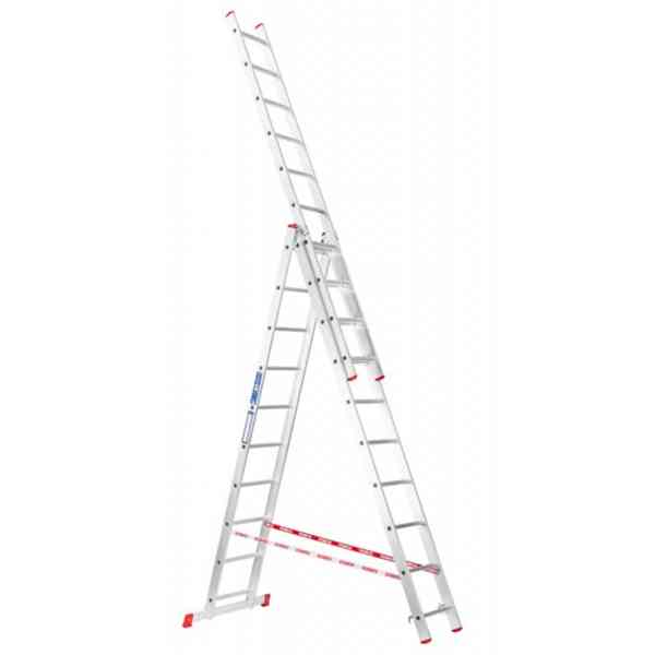 STS scala alluminio 3x10 gradini 4,30 m multifunzione