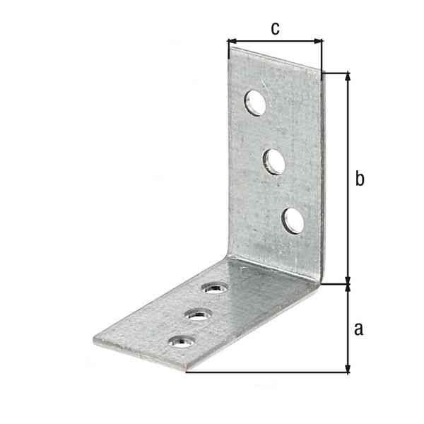 GAH Alberts angolare di giunzione 40x40x20 mm zincato