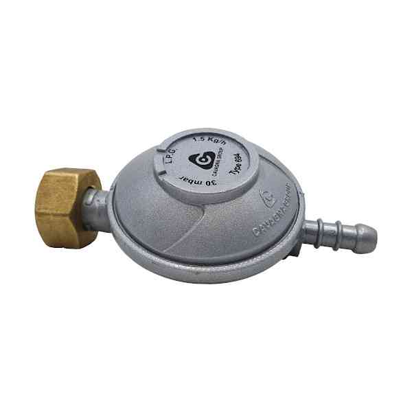 Regolatore gas LPG 1 kg/h riduttore pressione bombola uso esterno