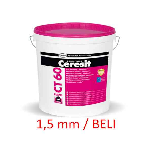 Ceresit CT 60 intonaco acrilico bianco 1,5 mm 25 Kg