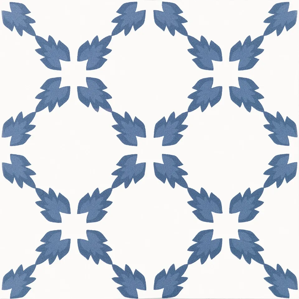 Recer Sentir Projectos Duo Piastrella 13x13 Azul Naturale