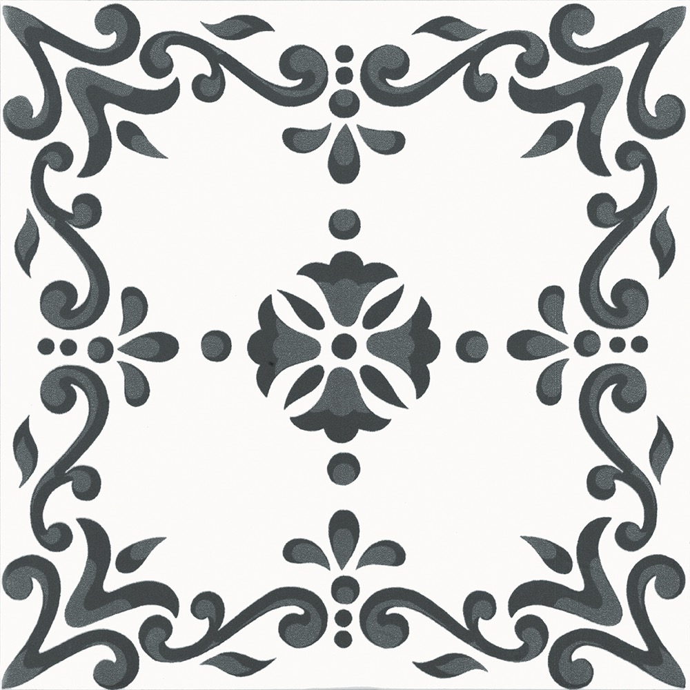 Recer Sentir Bene gres 13x13 nero naturale campione