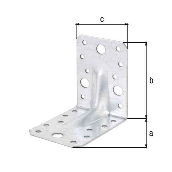 GAH Alberts Angolare Rinforzato 90x90x65 mm Metallo