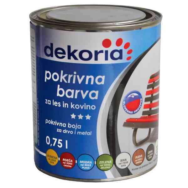 Dekoria smalto coprente legno metallo 0,75 L avorio