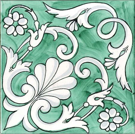 Ceramica Pinto Pennellato VP2624 piastrella maiolica mano
