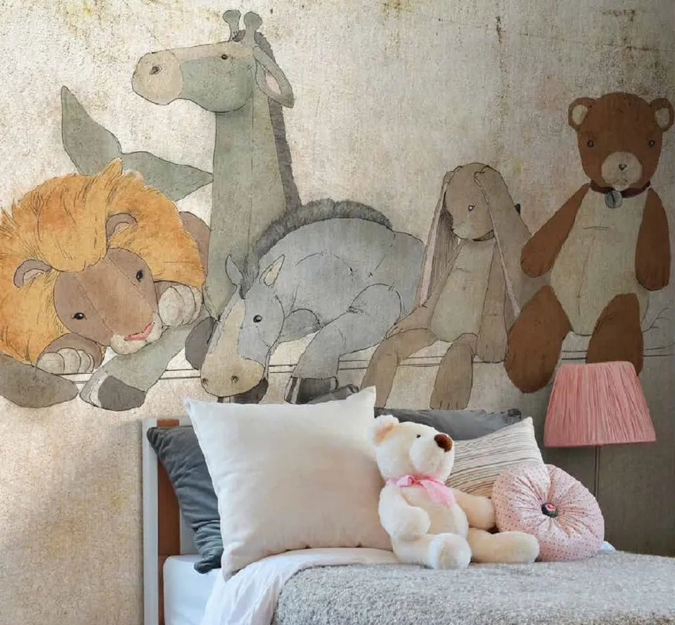 Viva Made Little Zoo Bespoke Carta da Parati Bambini