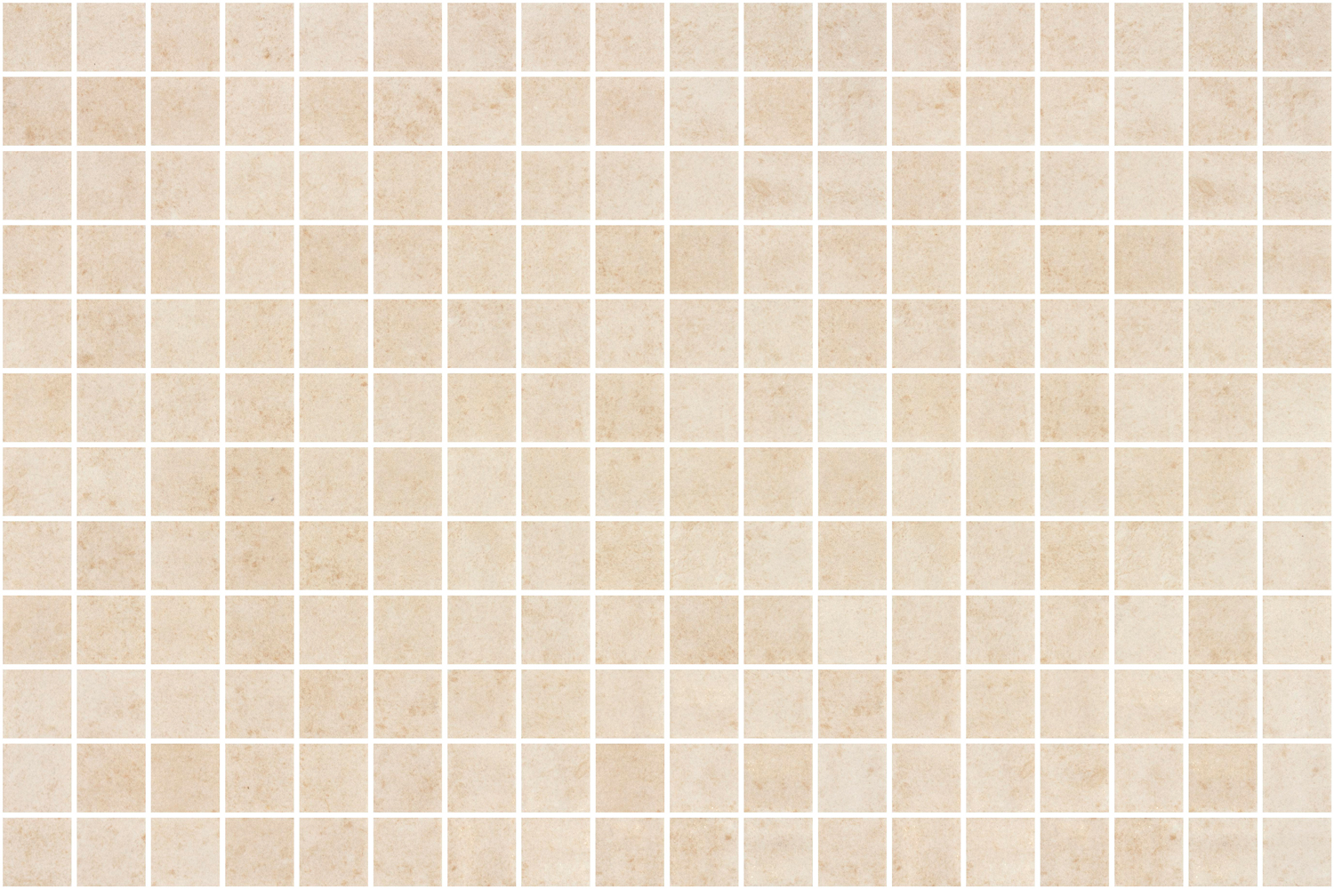 SQ Mosaic Kubu Sand Rock Bone mosaico beige pietra