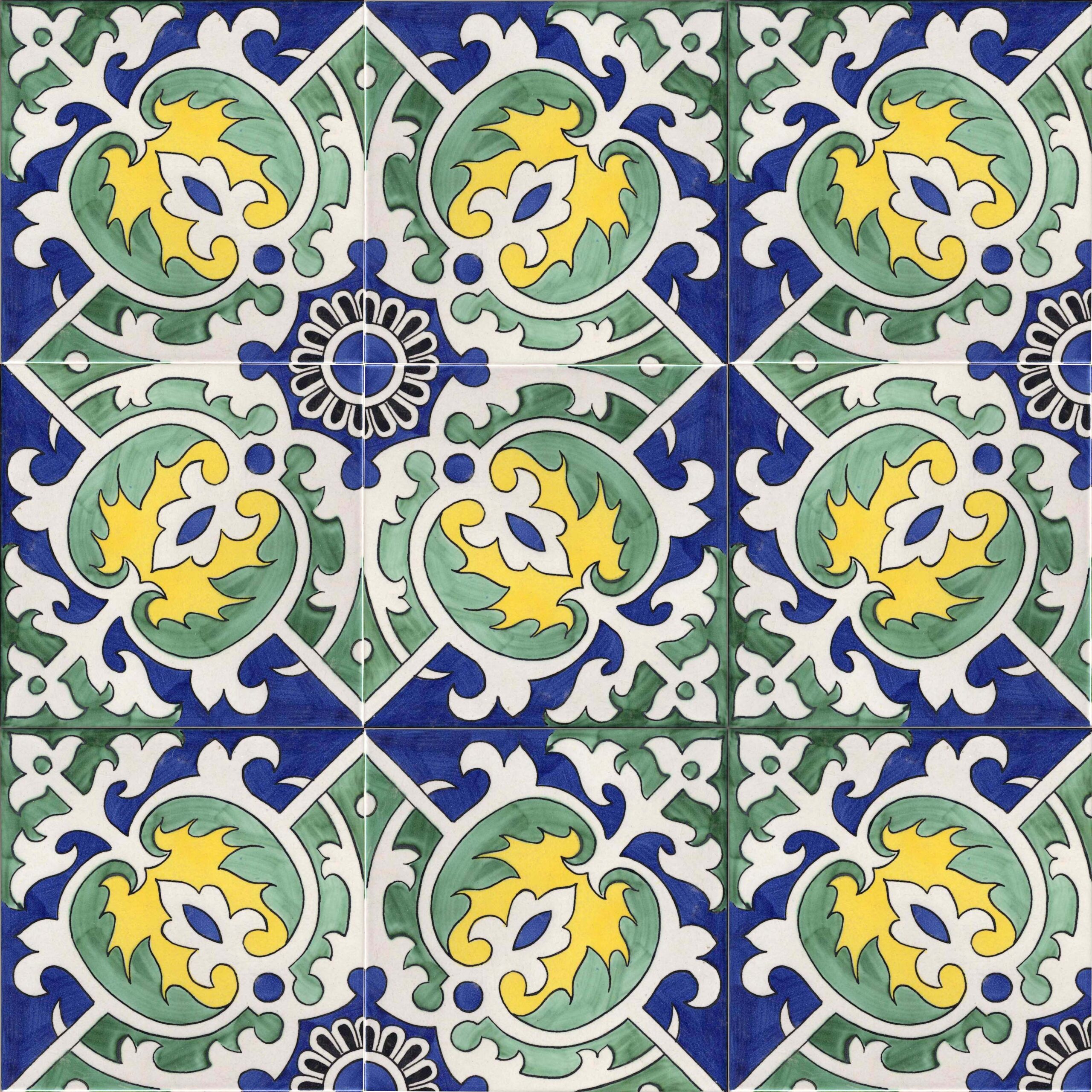 Ceramica Pinto Pennellato VP1595 piastrella maiolica mano