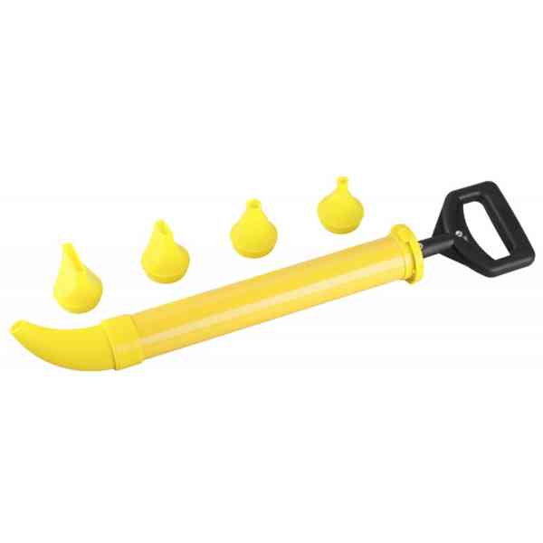 Levior pistola per malta PVC 3 L con 5 ugelli per sacco