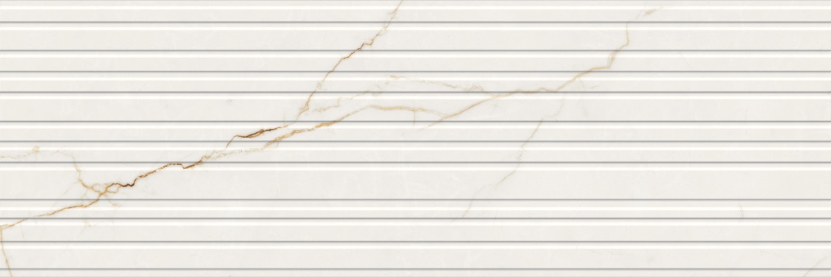 Recer Calacatta Auria Ripple Gold 30x90R piastrella lucida
