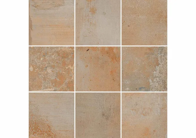Roca Malla Cotto mosaico gres effetto cotto ruggine