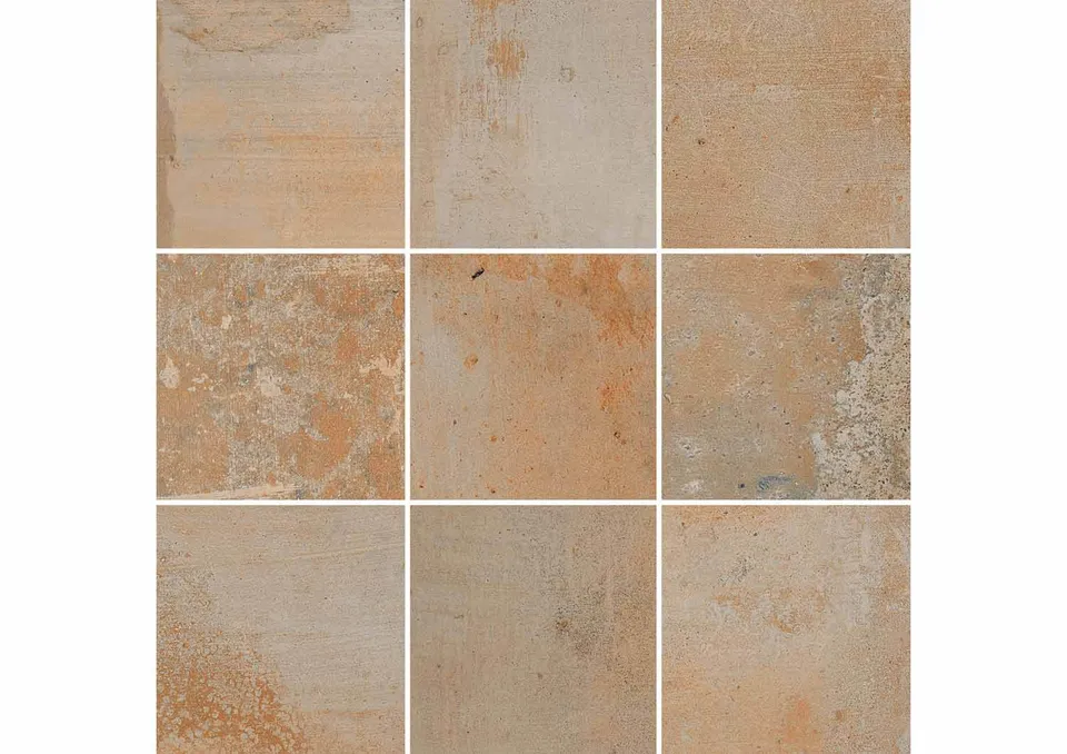 Roca Malla Cotto mosaico gres effetto cotto ruggine