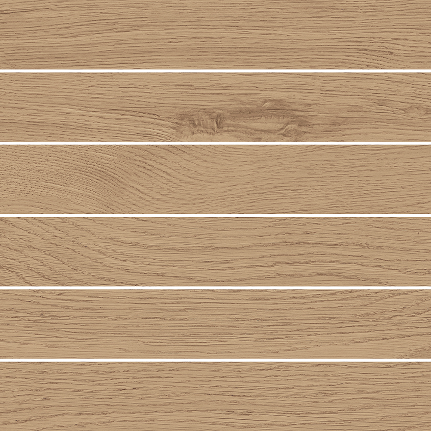 Recer Legacy Oak Nut mosaico gres 30x30 effetto legno