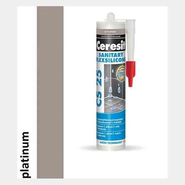 Ceresit CS25 Platinum silicone sanitario 280 ml antimuffa