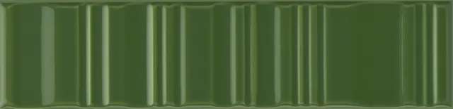 Recer Cromina 3D Glide Moss Green piastrella 7,5x30 lucida