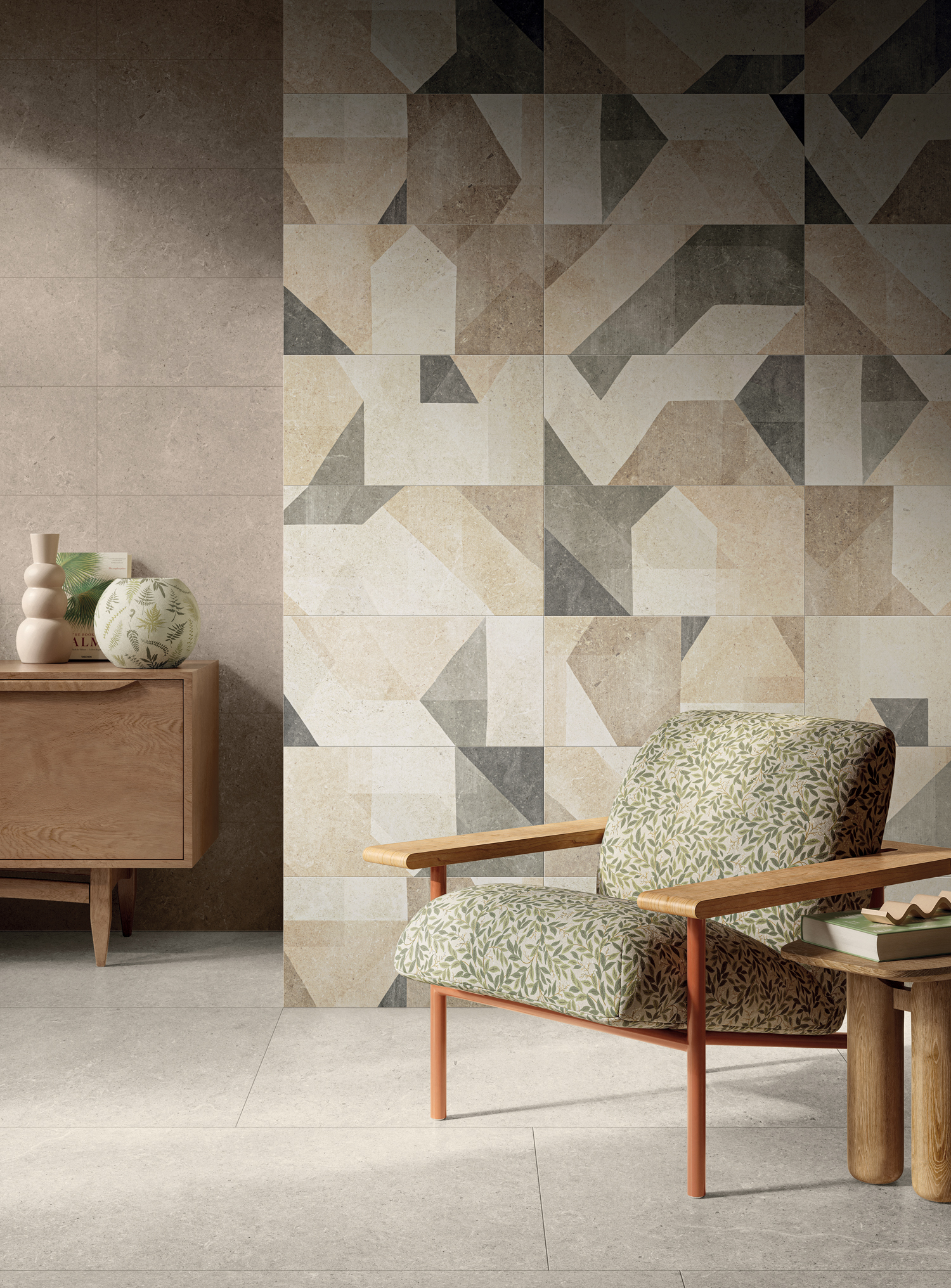 Viva Made Surround Row Nat 60x60 Piastrella Gres Naturale
