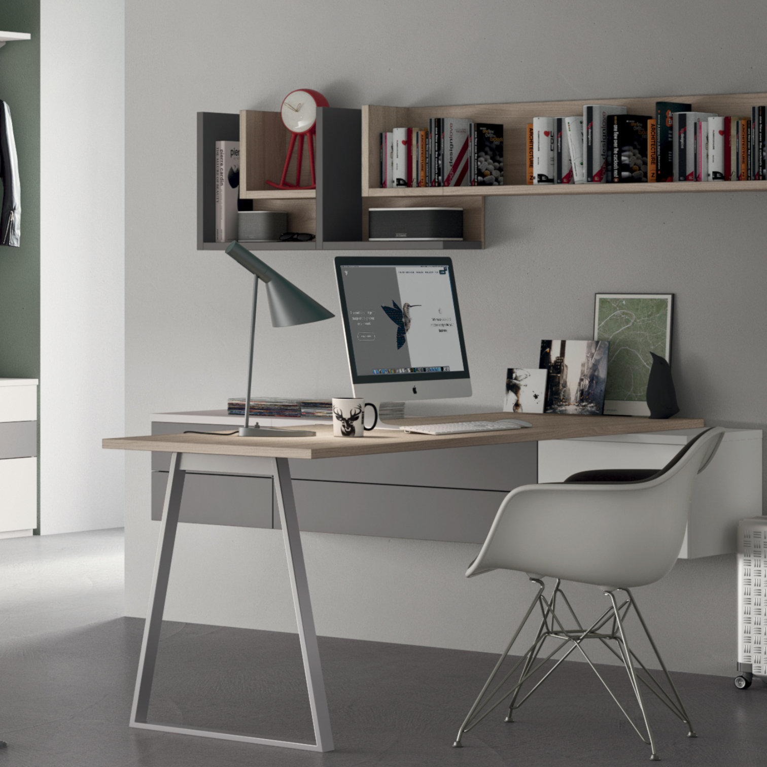 Viva Made Piano Rettangolare lavabo appoggio bianco moderno
