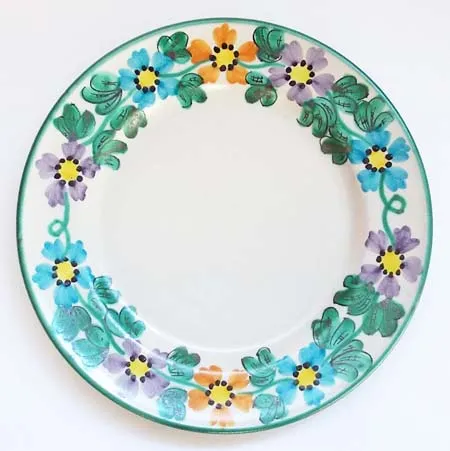 Ceramica Pinto Floreale VP12590 piatto piano decoro vietrese