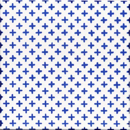 Ceramica Pinto Classico Vietri VP12196 piastrella maiolica stampa mano