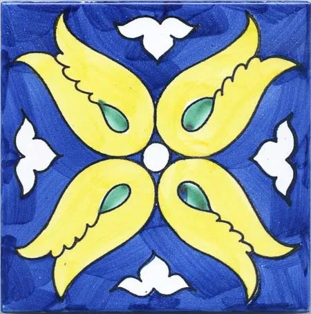 Ceramica Pinto Floreale VP17529 piastrella maiolica decoro a mano