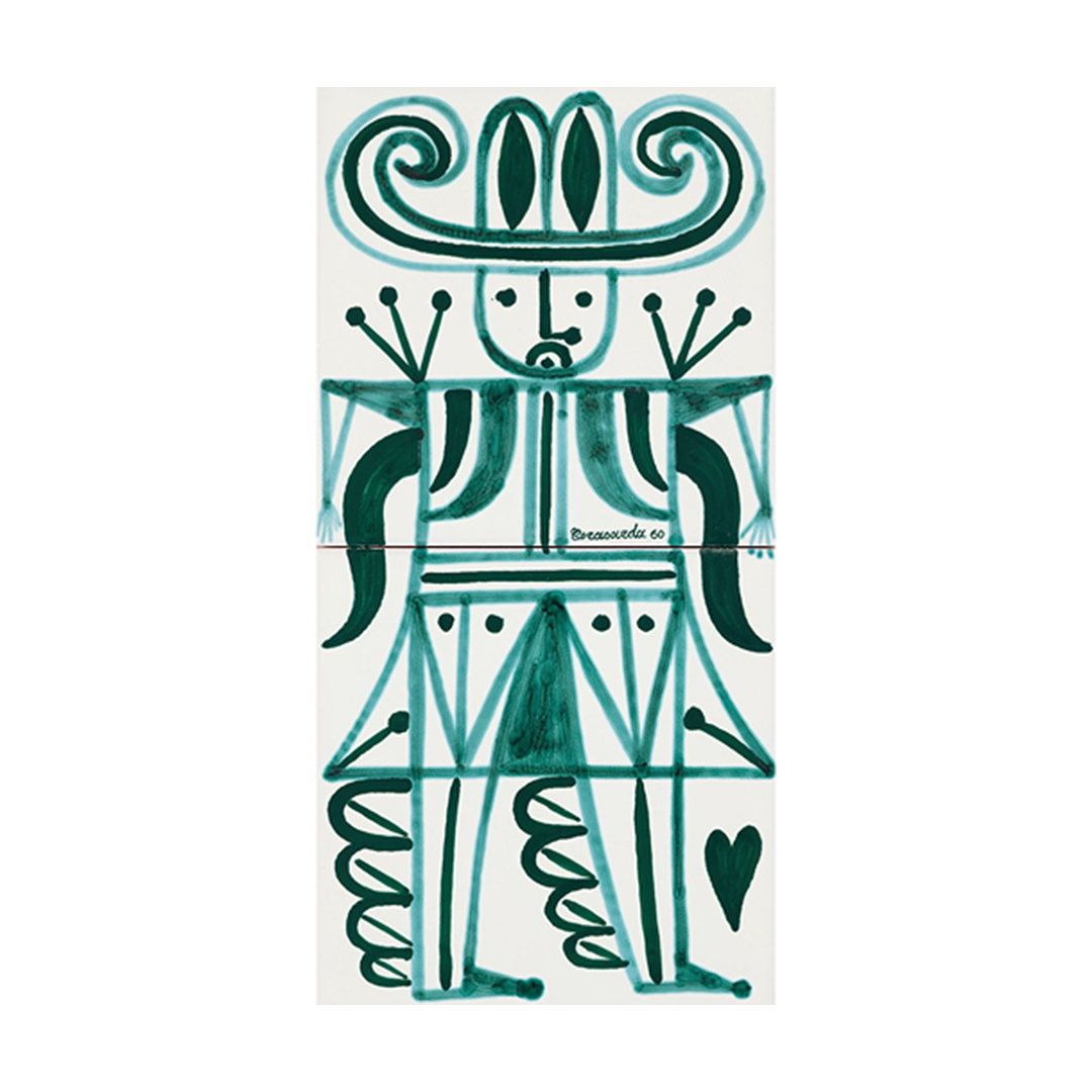 Cerasarda I Classici Cavaliere 2 Piastrella Verde 2 Pz