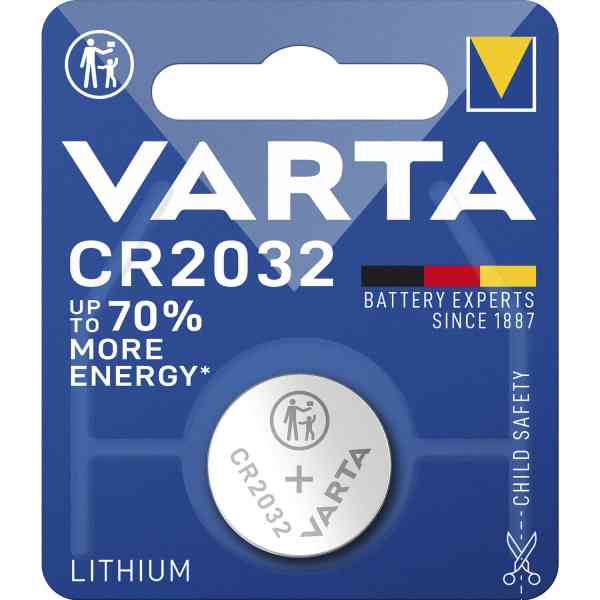 Varta CR2032 batteria litio 3V 1 pz