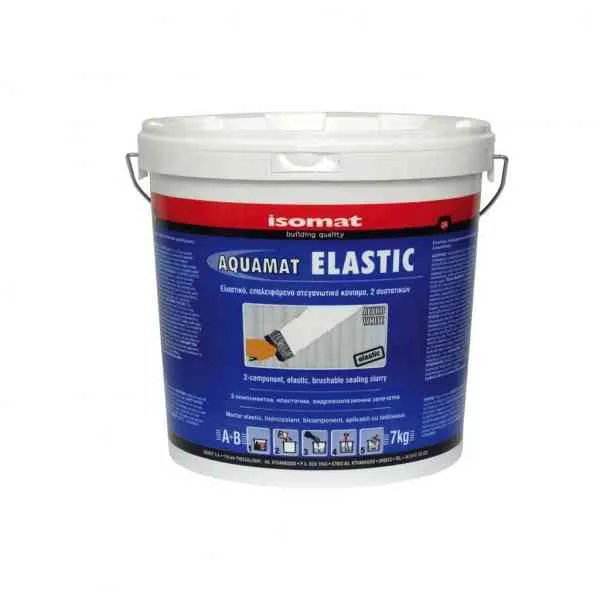 Isomat Aquamat Elastic guaina liquida bianca 7 kg bicomponente