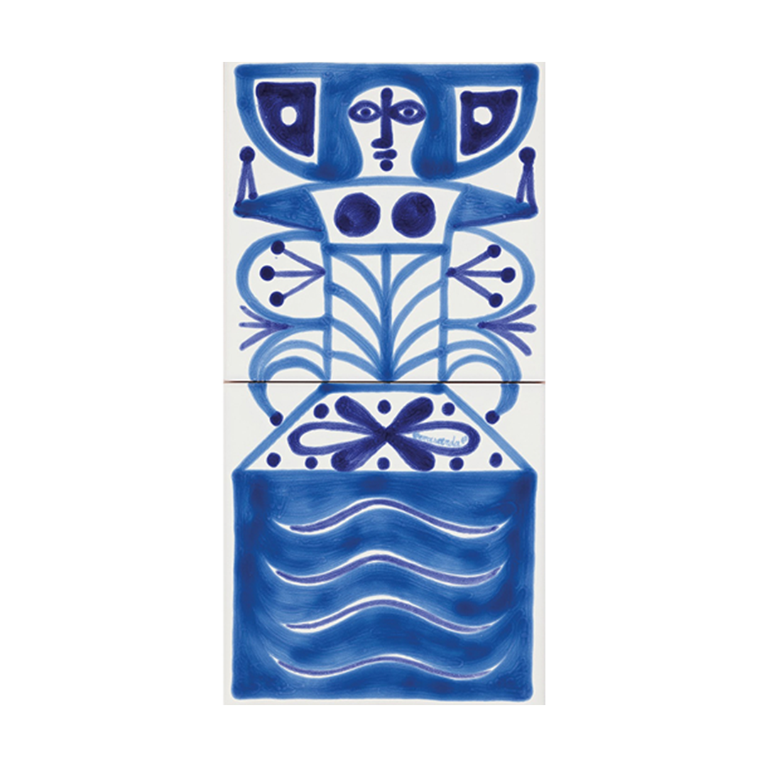 Cerasarda I Classici Dama 1 piastrella blu conf. 2 pz