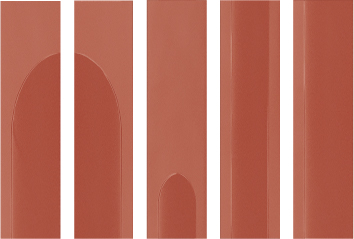 Recer Signature Loop Terracotta piastrella 7,5x30