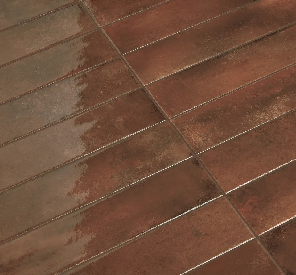 Recer Vetra Terracota piastrella 7,5x13 lucida campione