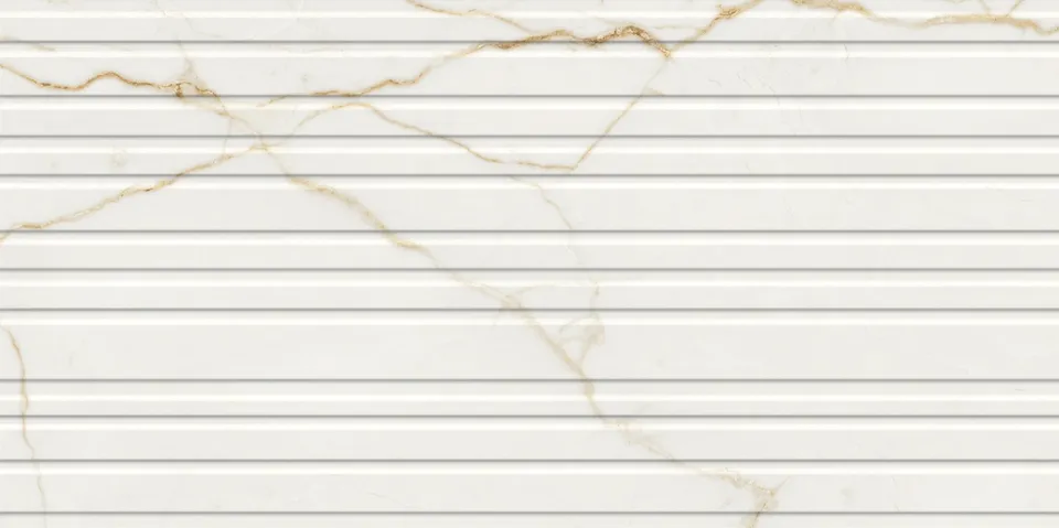 Recer Calacatta Auria Ripple Gold 30x60 piastrella opaca