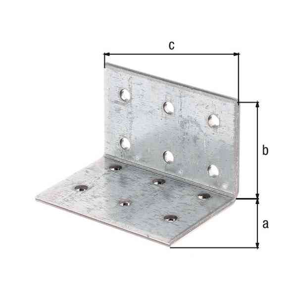 GAH Alberts squadretta 40x40x60 mm angolare metallo