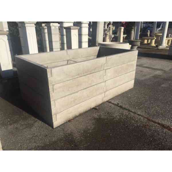 Art Beton Natur 1205x105x80 aiuola rialzata cemento grigia