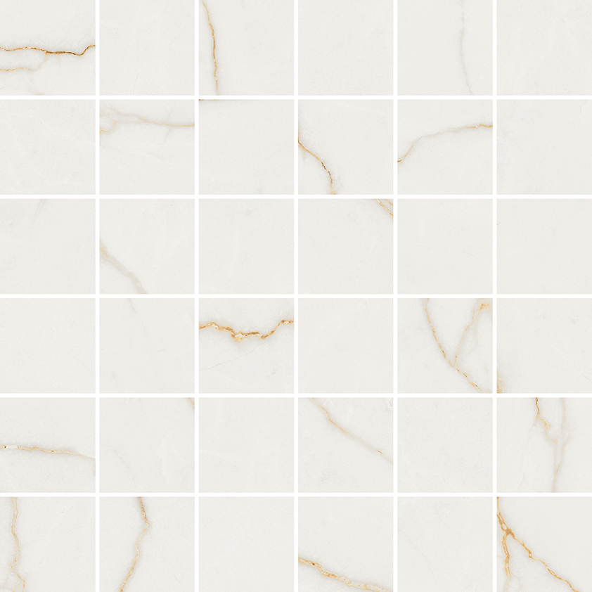 Recer Calacatta Auria Gold mosaico 30x30 naturale