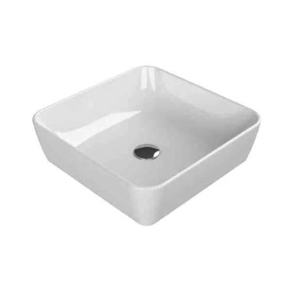 CeraStyle One lavabo ceramica bianco 46x46 cm
