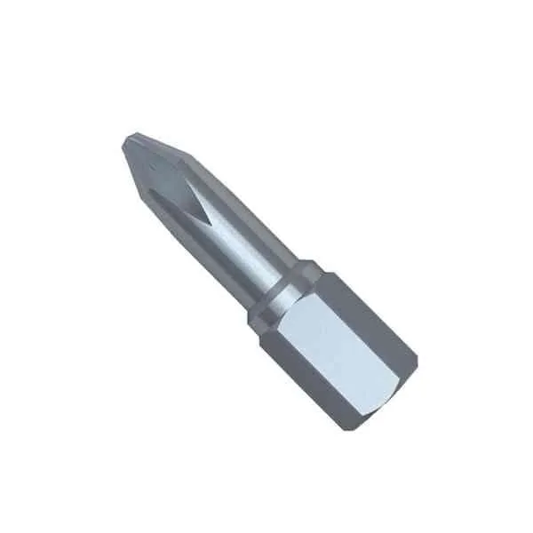 Popar PH2 Inserto a croce 6,35x25 mm 2 pezzi