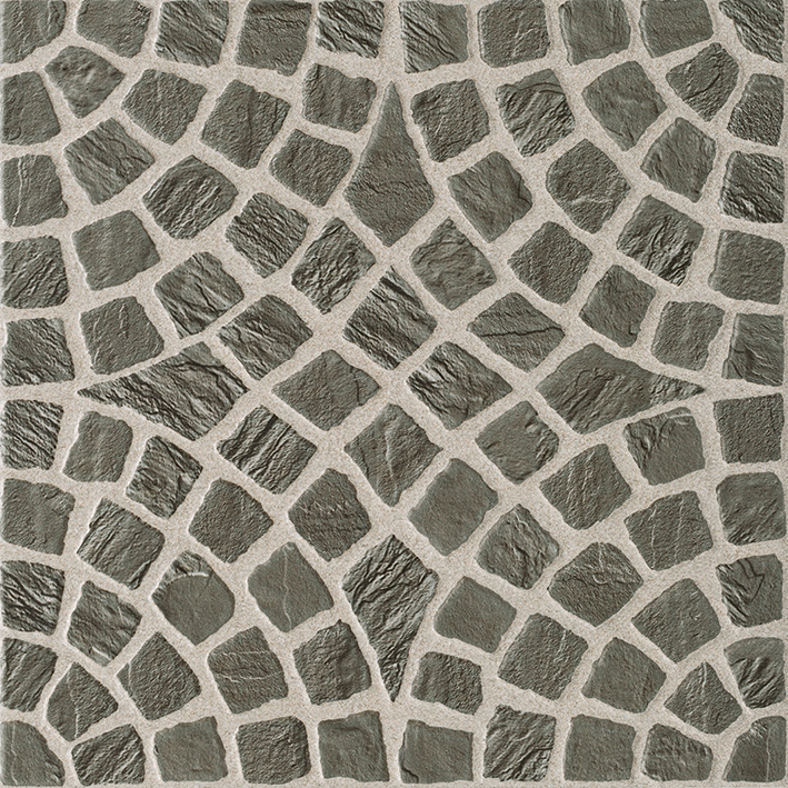 Recer Portuguesa Black Gres 33x33 Naturale Decoro